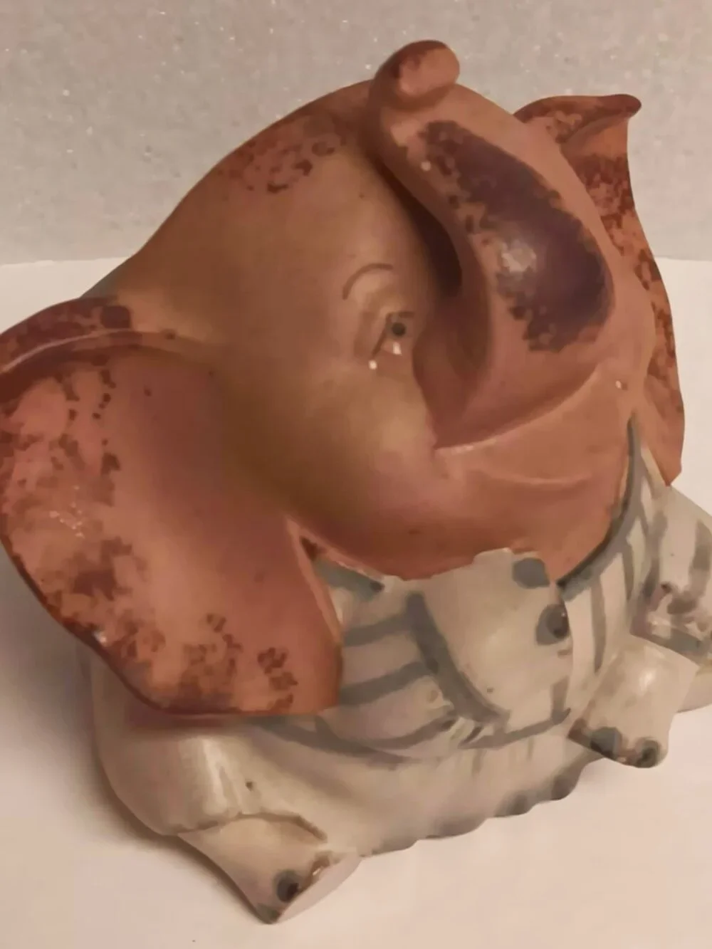 UCTCI vintage Japan anthropomorphic elephant planter / knick knack figurine.